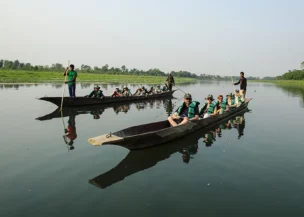 Canoeing In Chitwan