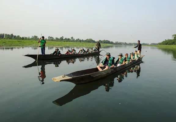 Canoeing In Chitwan