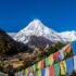 the view of Manaslu seen during the manaslu circuit trek