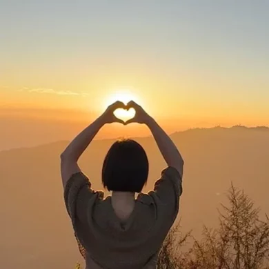 Sunrise view from Nagarkot
