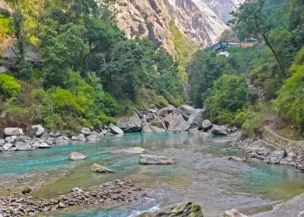 Langtang Trek River Scene