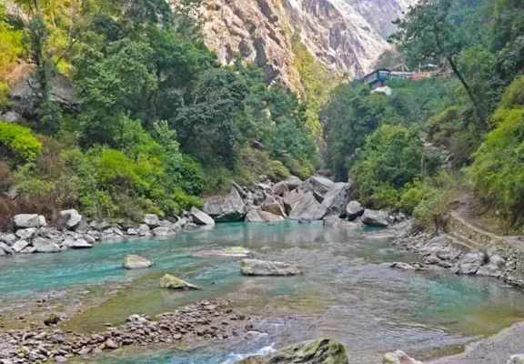 Langtang Trek River Scene