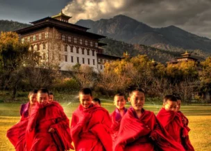 Small Monks Bhutan