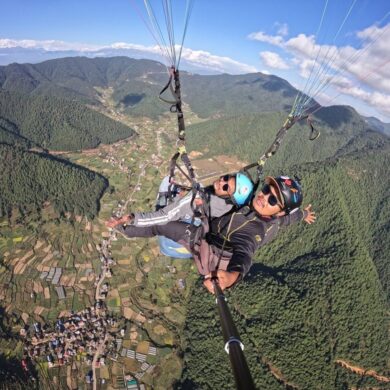 Paragliding in Kathmandu