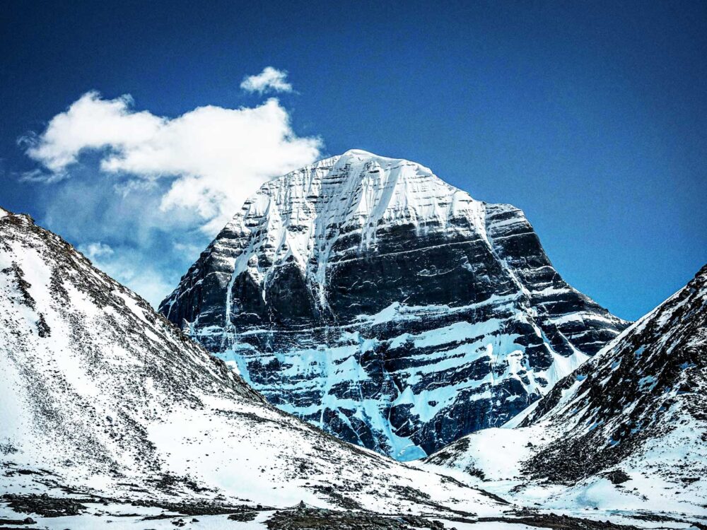 Majestic Mount Kailash, Snowcapped Mount Kailash