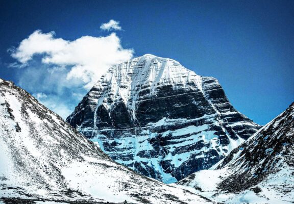 Majestic Mount Kailash, Snowcapped Mount Kailash